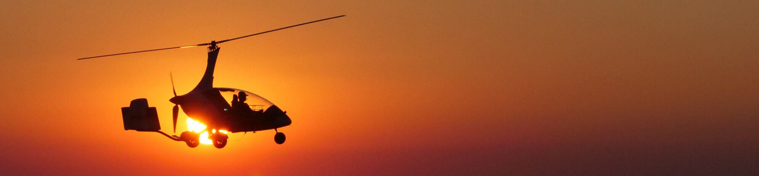 AutoGyro Calidus in full sunset